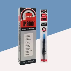 ( 10 pcs.) Cello LP 3000 Ball pen Refills – Blue