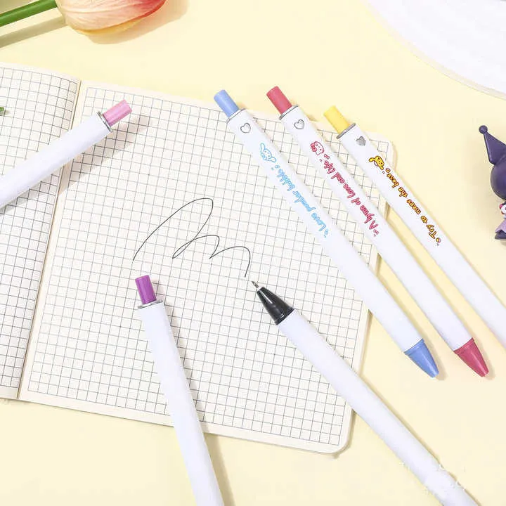 قلم سانريو مربع -  Sanrio Square Press Pen Slogan