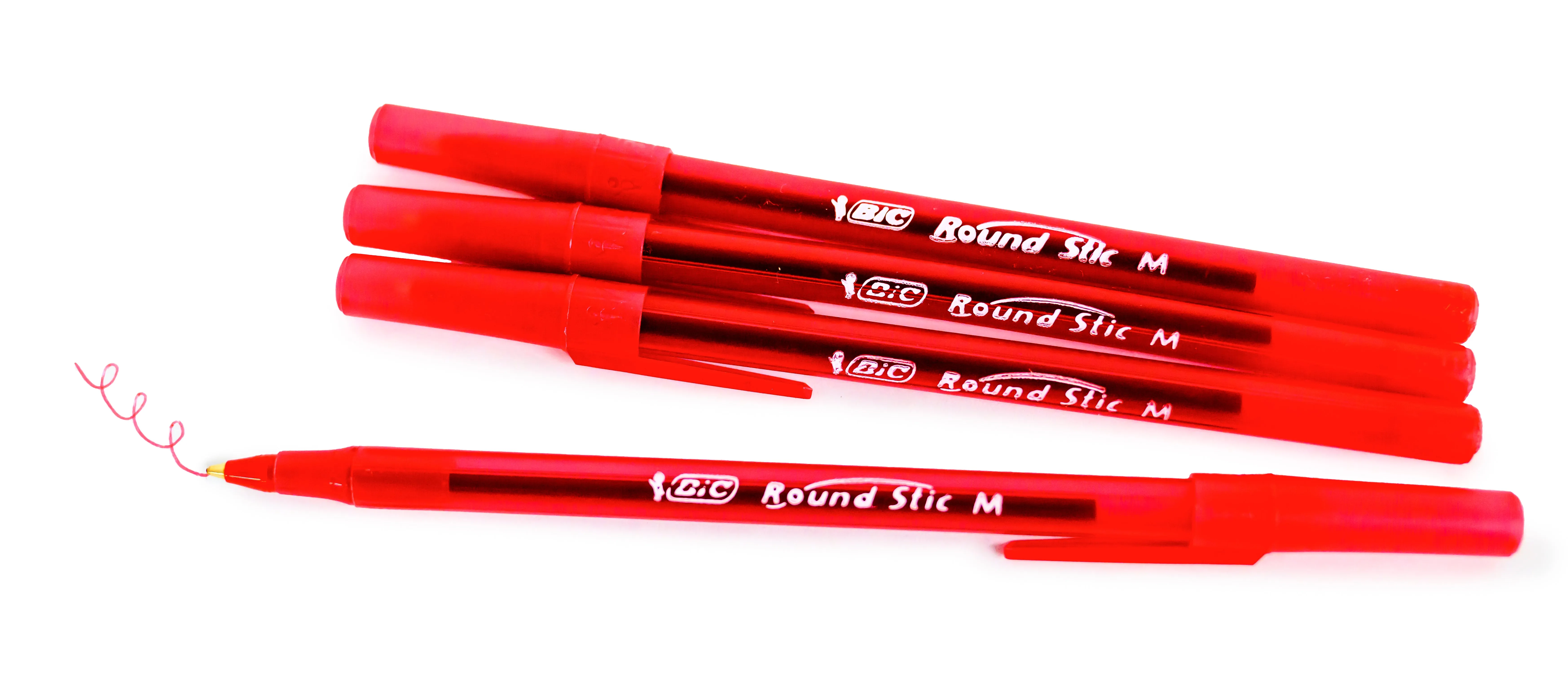 12pk Red BIC Pens