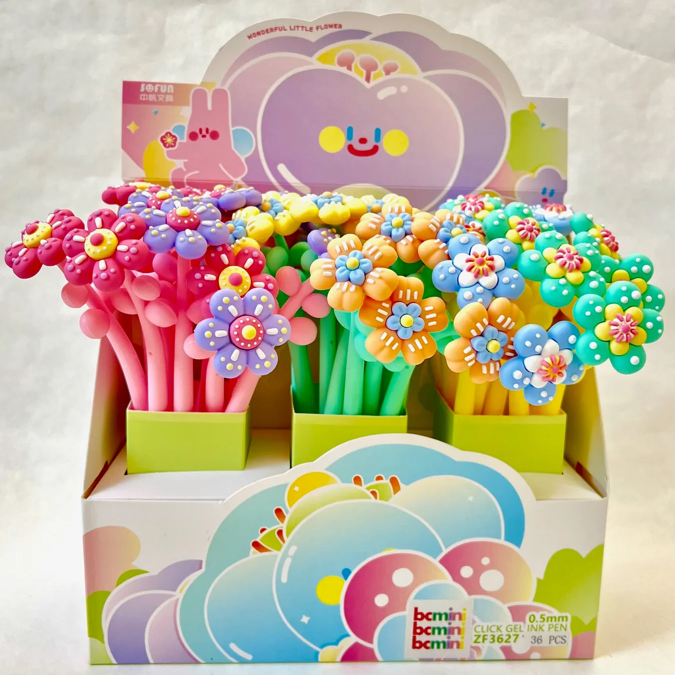 22577 FLOWER GEL PEN-36
