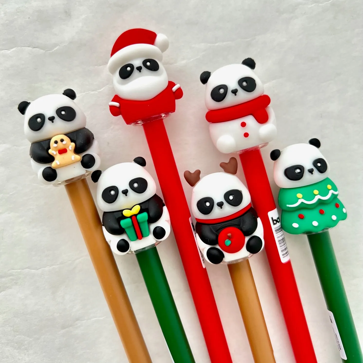 22595 CHRISTMAS PANDA GEL PEN-36