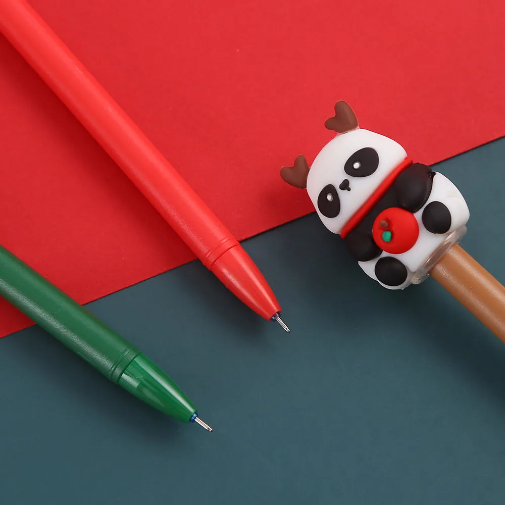 22595 CHRISTMAS PANDA GEL PEN-36