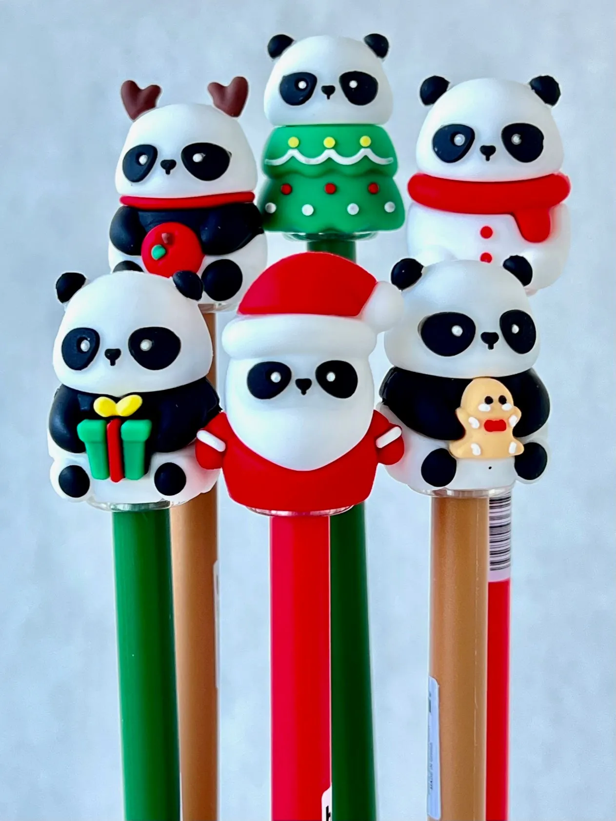 22595 CHRISTMAS PANDA GEL PEN-36