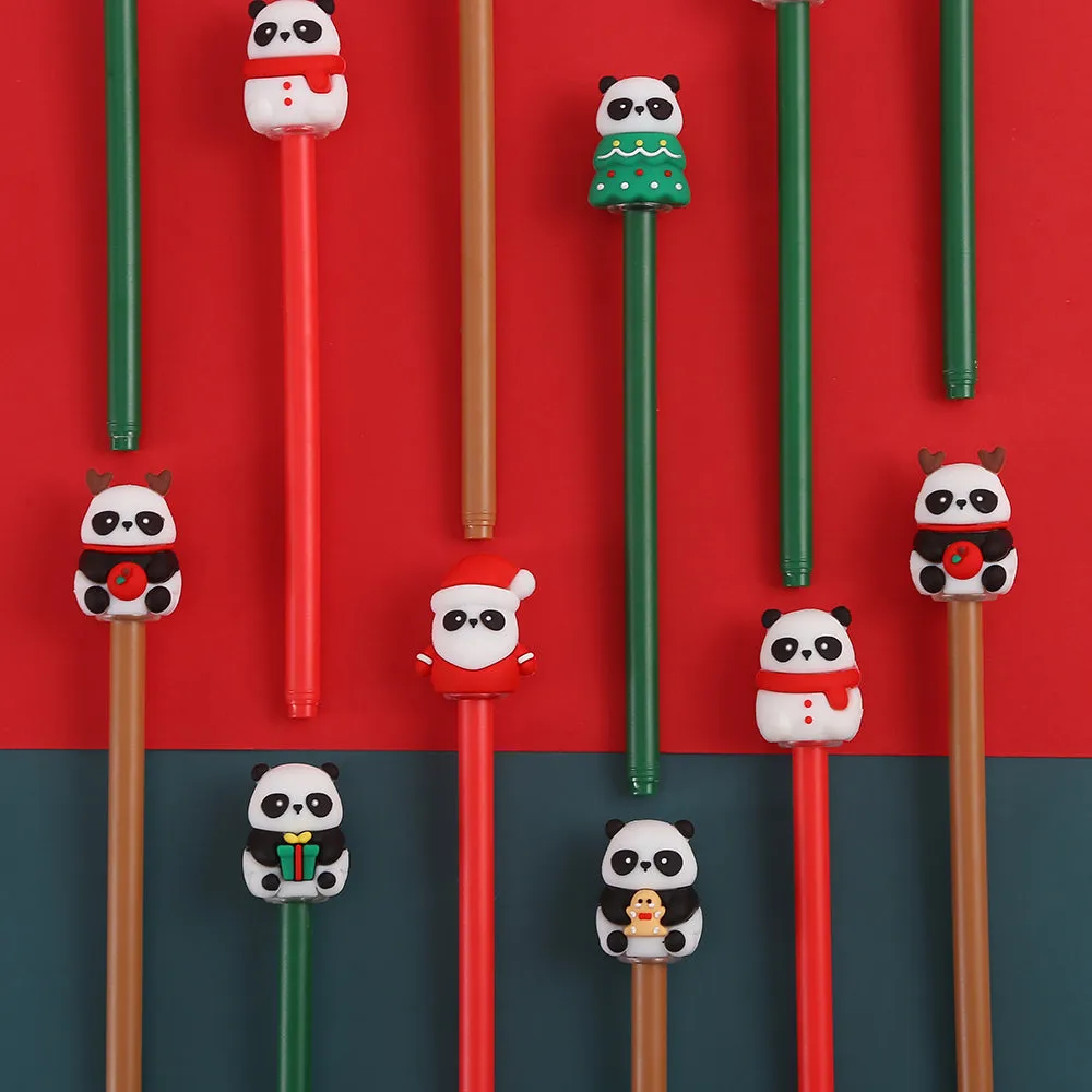 22595 CHRISTMAS PANDA GEL PEN-36