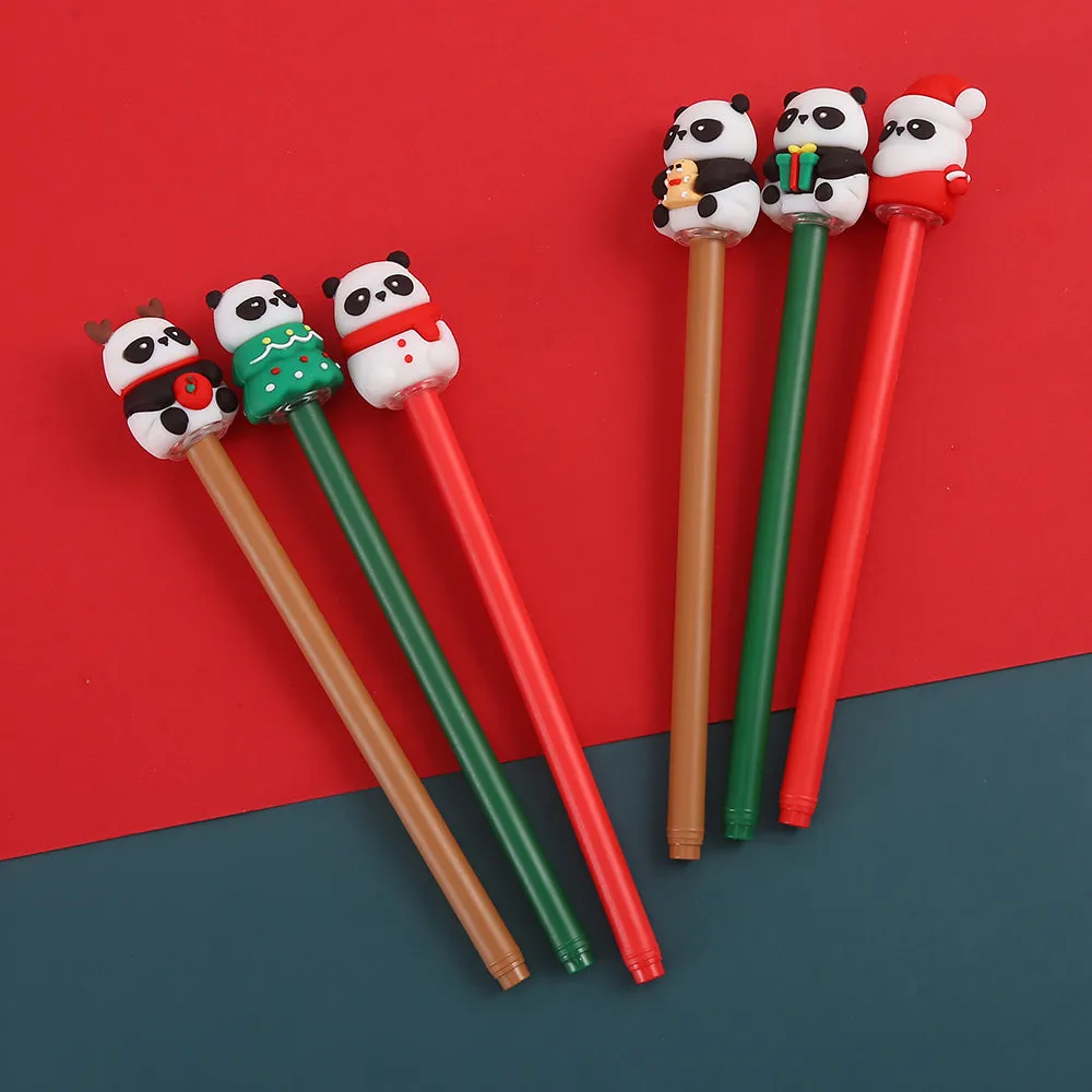 22595 CHRISTMAS PANDA GEL PEN-36
