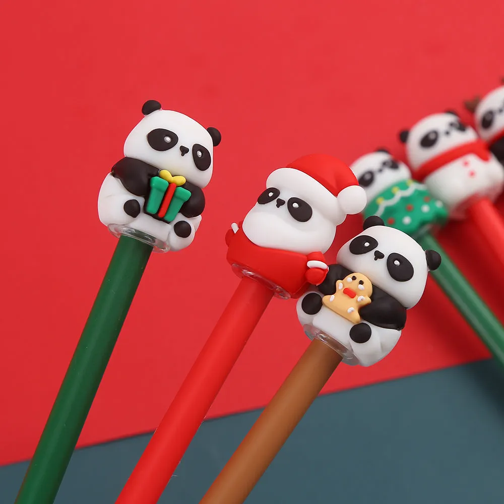 22595 CHRISTMAS PANDA GEL PEN-36