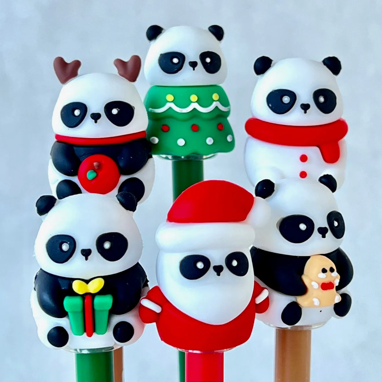 22595 CHRISTMAS PANDA GEL PEN-36