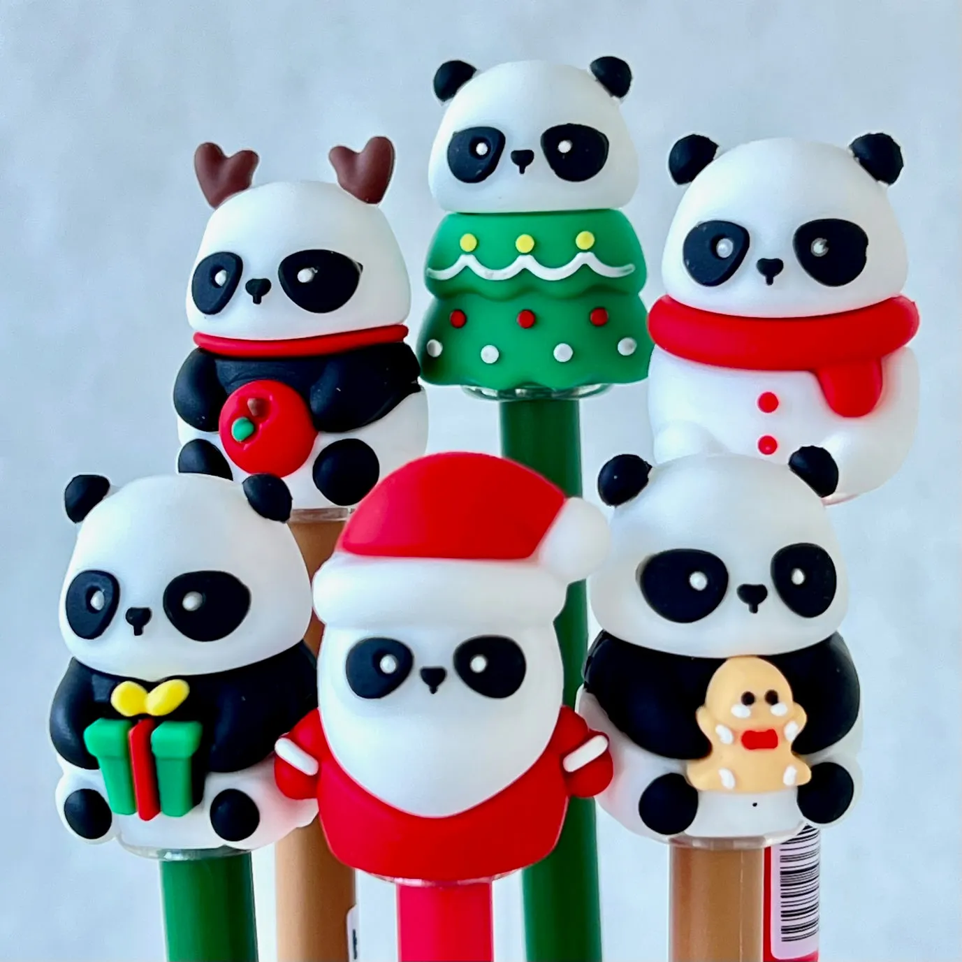 22595 CHRISTMAS PANDA GEL PEN-36