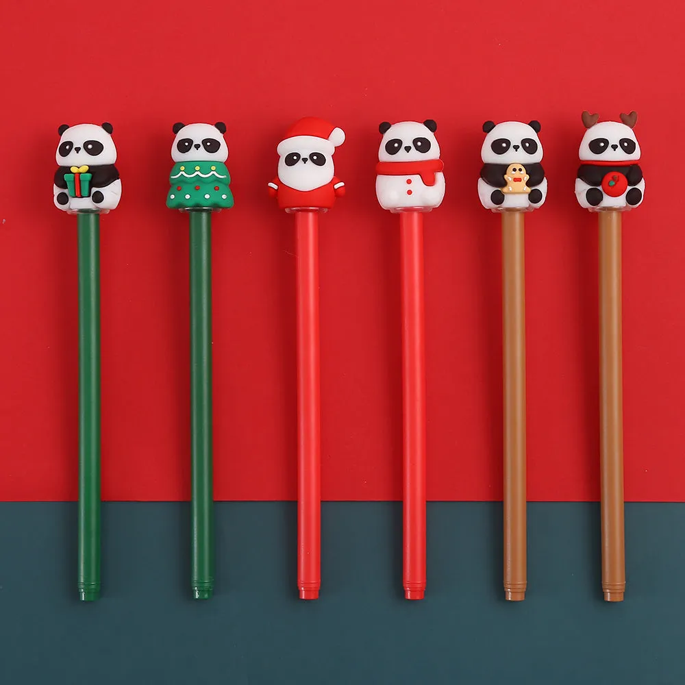 22595 CHRISTMAS PANDA GEL PEN-36