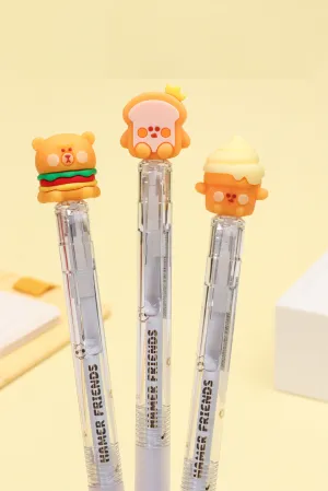22618 FAST FOOD RETRACTABLE GEL PEN-24