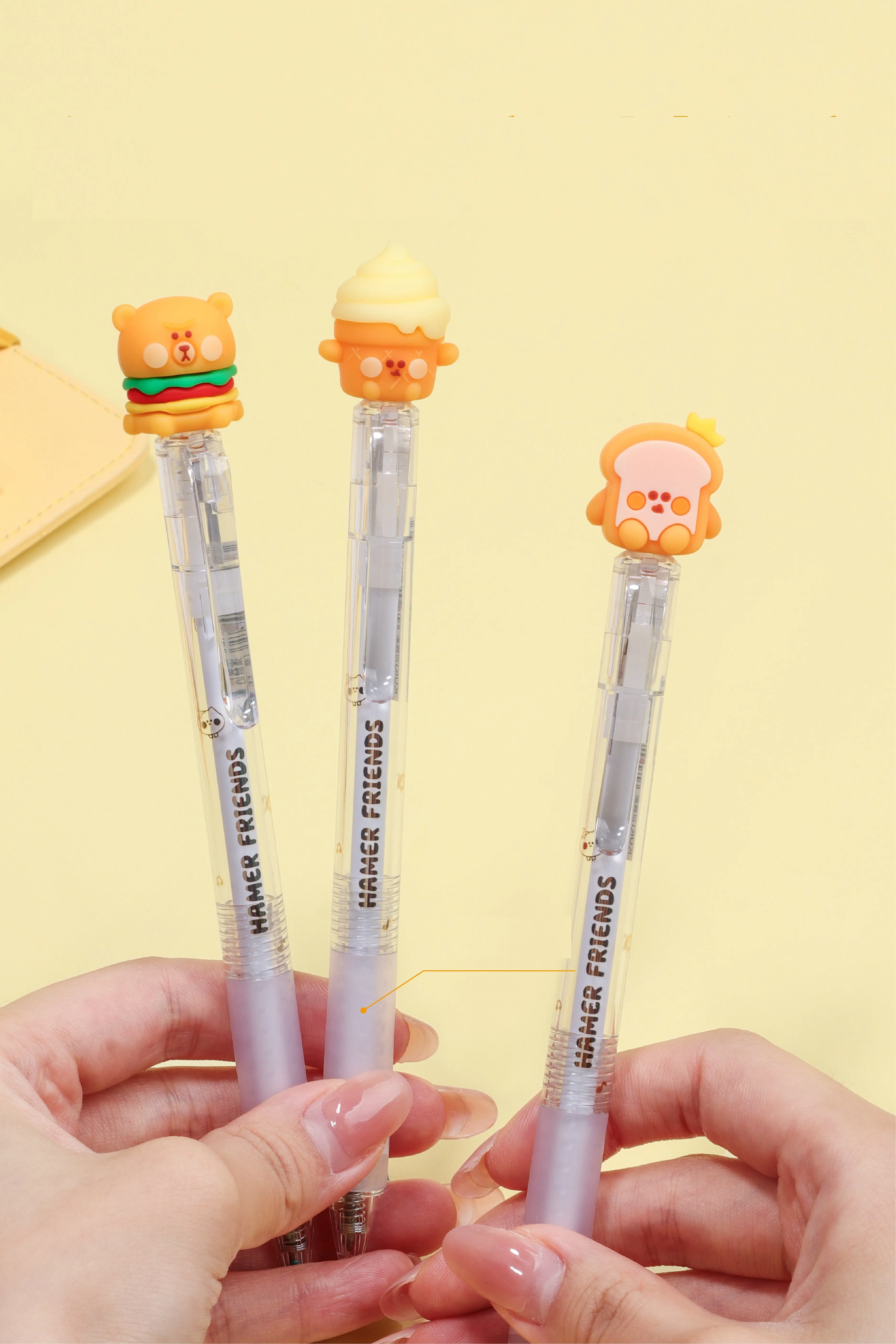 22618 FAST FOOD RETRACTABLE GEL PEN-24