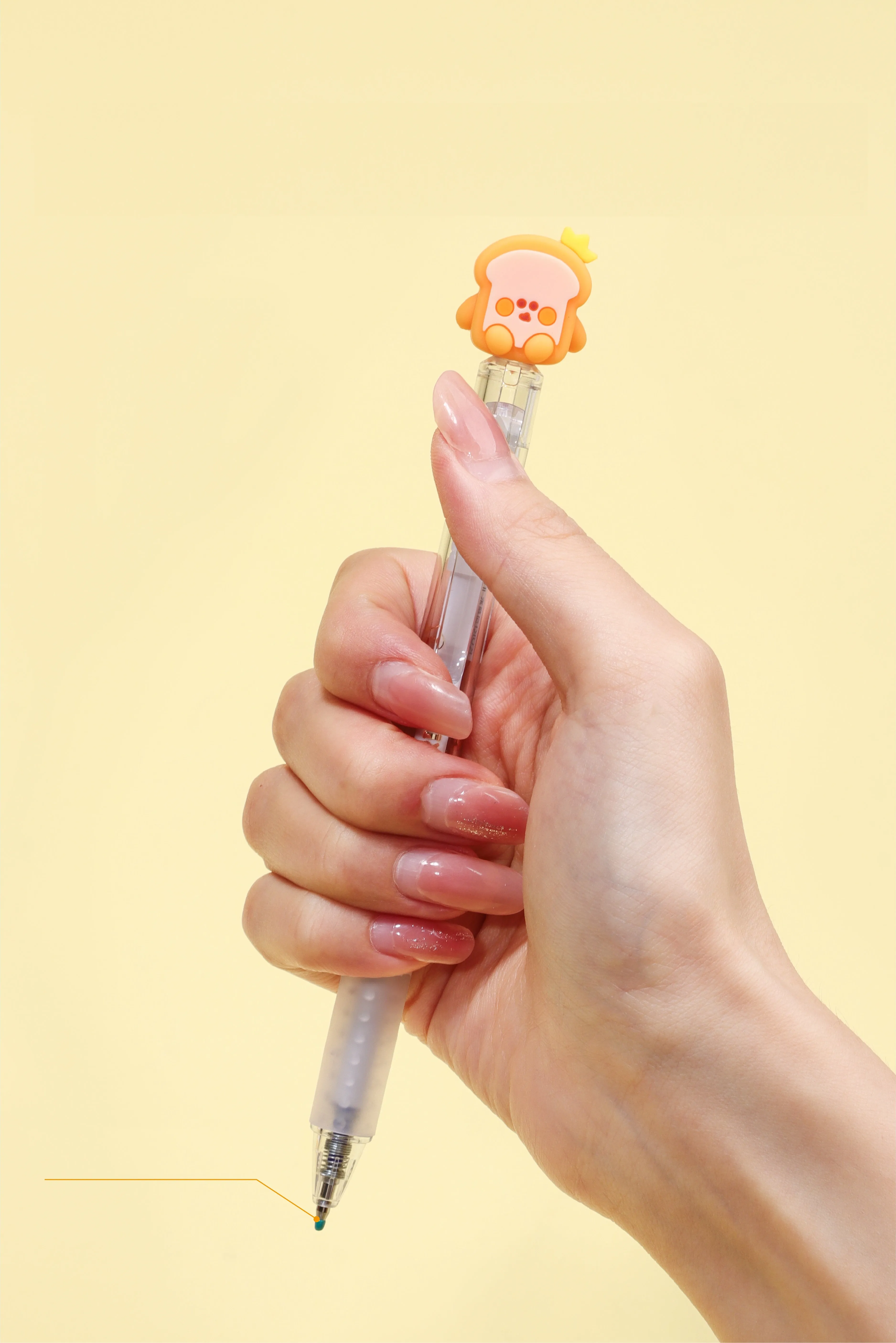22618 FAST FOOD RETRACTABLE GEL PEN-24