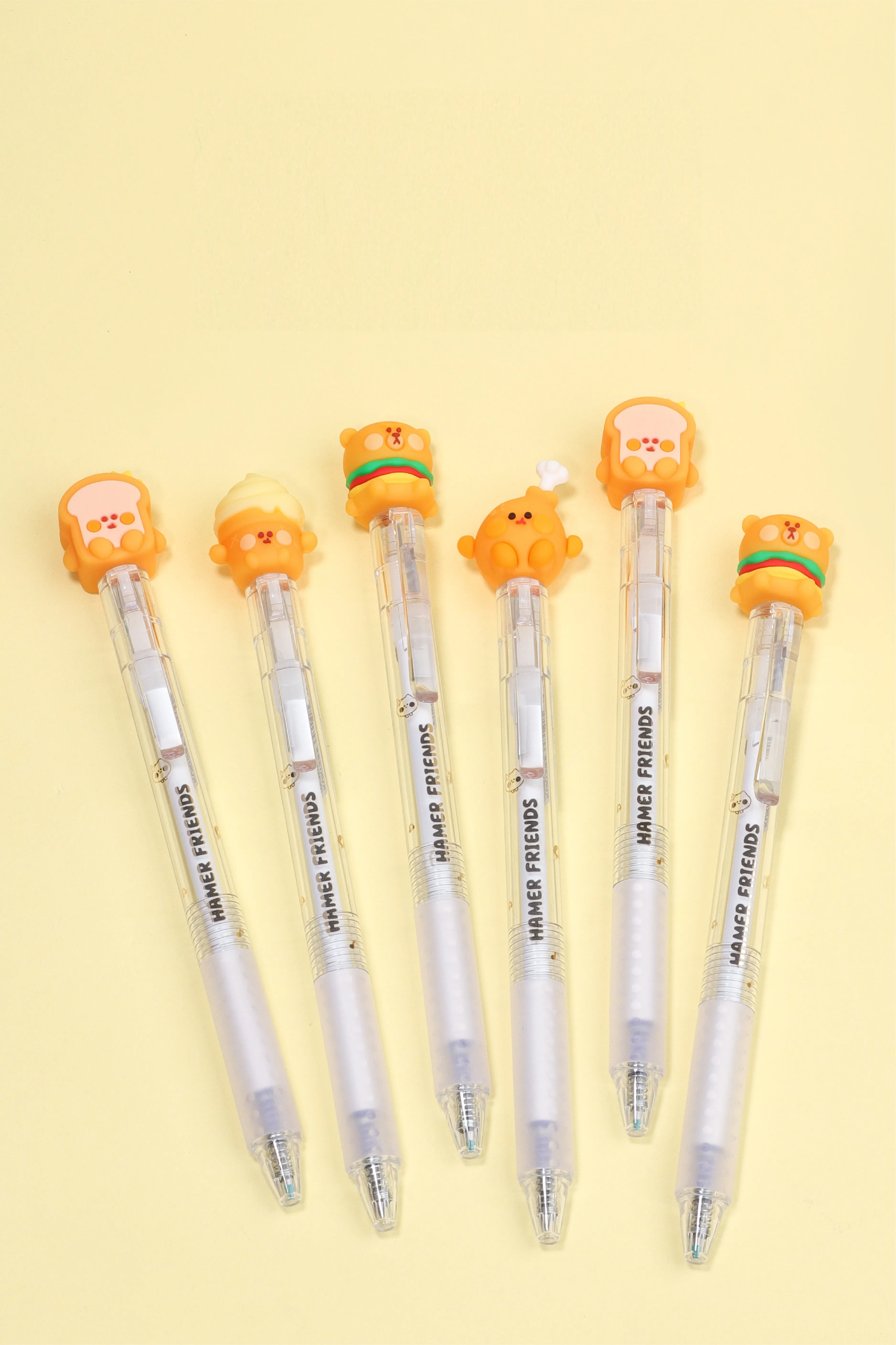 22618 FAST FOOD RETRACTABLE GEL PEN-24