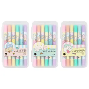 [6-in-1] Pastel Twin Highlighter Set
