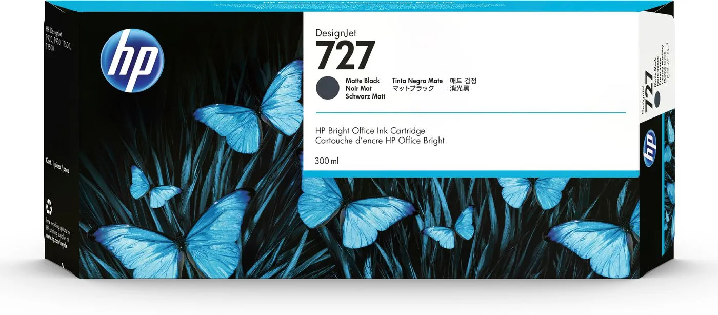 727 300 Ml Matte Black Ink