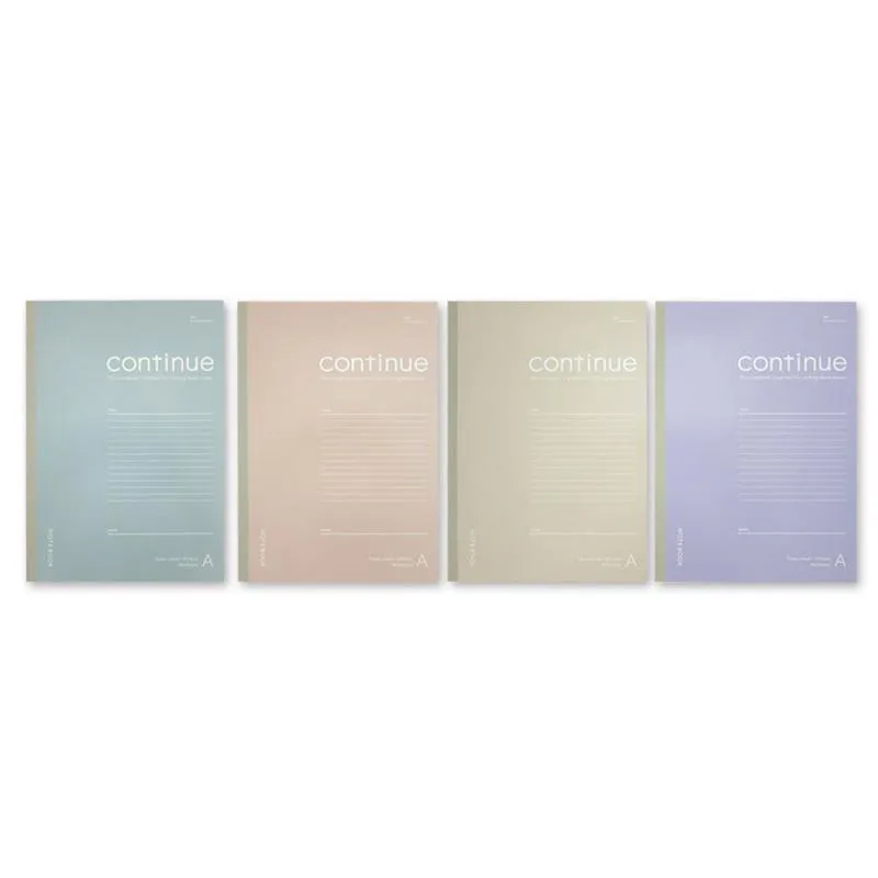 A4 Notebook A Ruled Line 40sheets Smoky Color