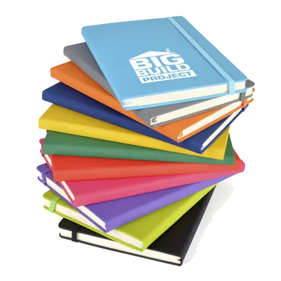 A5 Soft PU Notebooks - Unprinted sample
