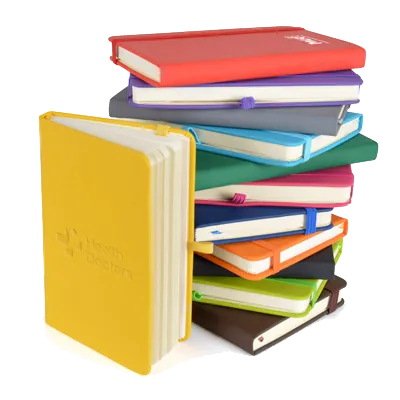 A6 Soft PU Notebooks - Debossed