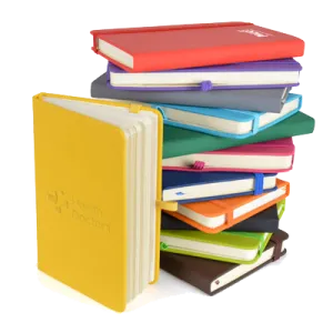 A6 Soft PU Notebooks - Debossed