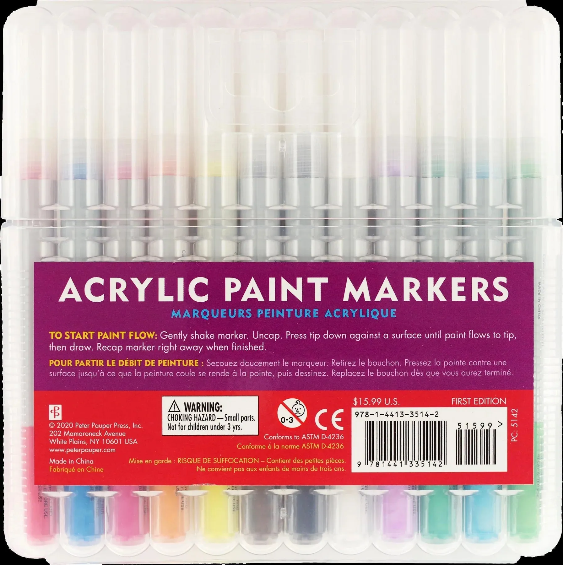 Acrylic Paint Markers - Set of 12