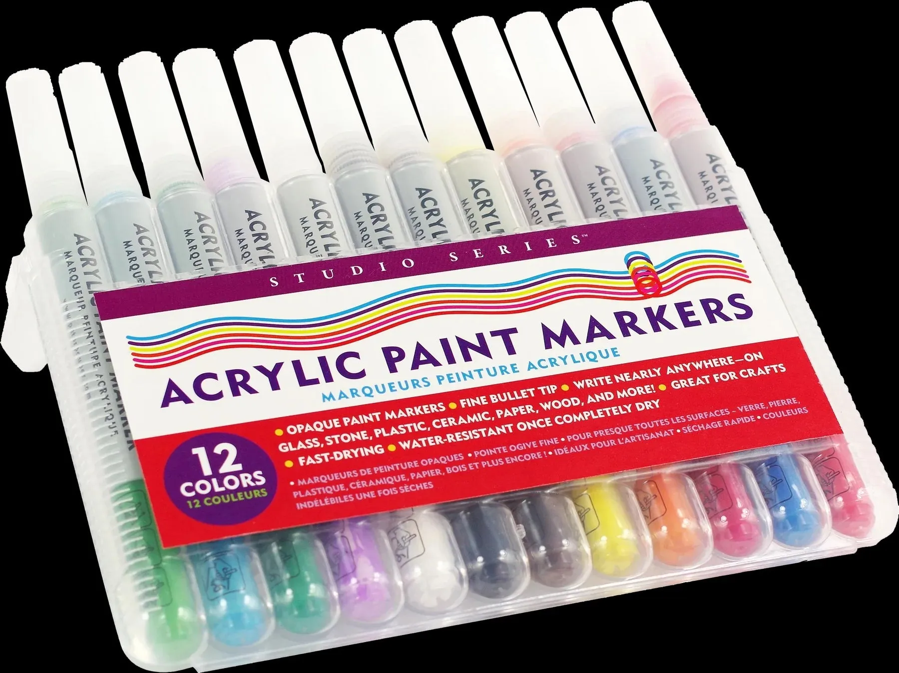 Acrylic Paint Markers - Set of 12