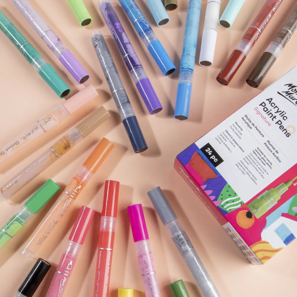 Acrylic Paint Pens Broad Tip Signature 24pc