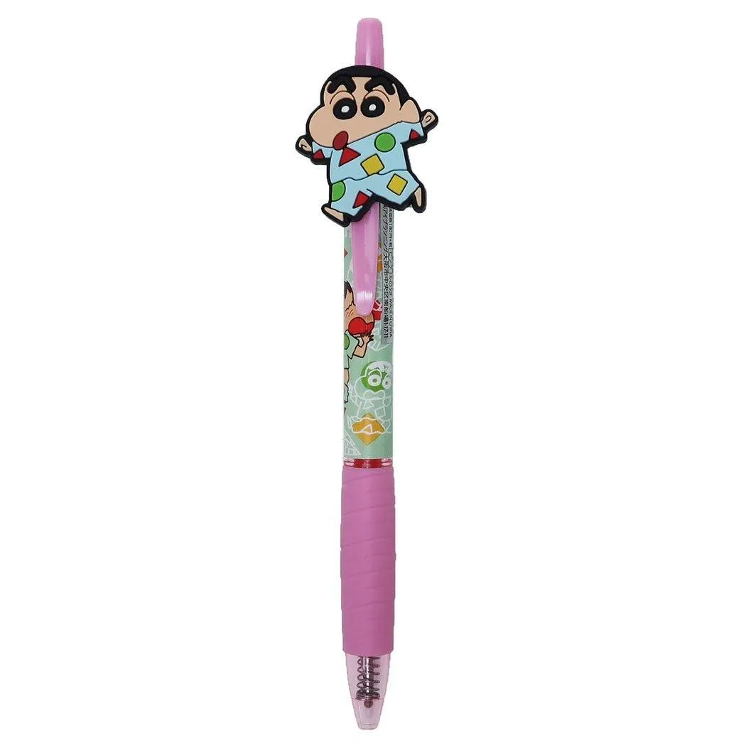 AI PLANNING K-6550 Crayon Shin-chan Series 0.7MM Gel Pen With Cute Pen Clip