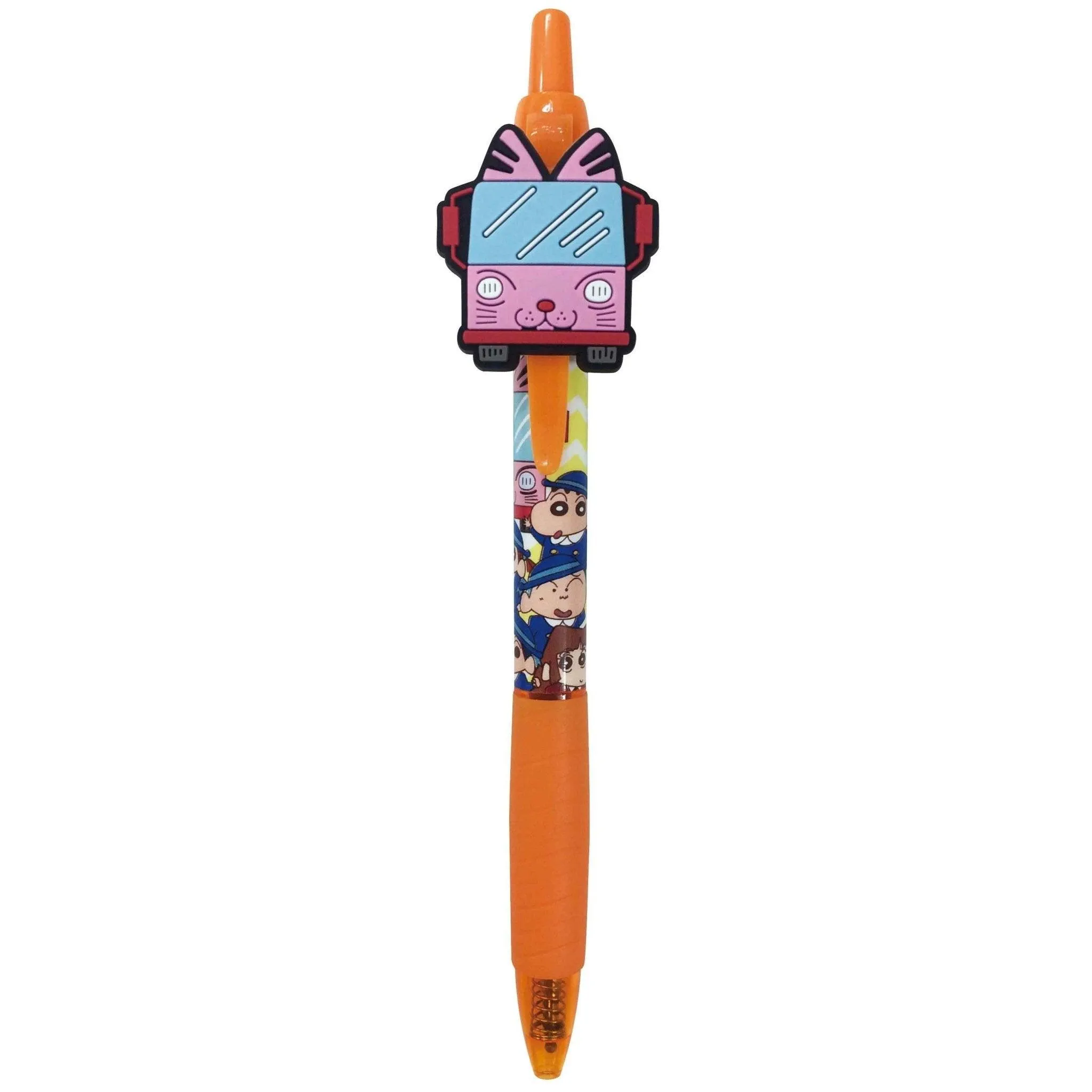 AI PLANNING K-6550 Crayon Shin-chan Series 0.7MM Gel Pen With Cute Pen Clip