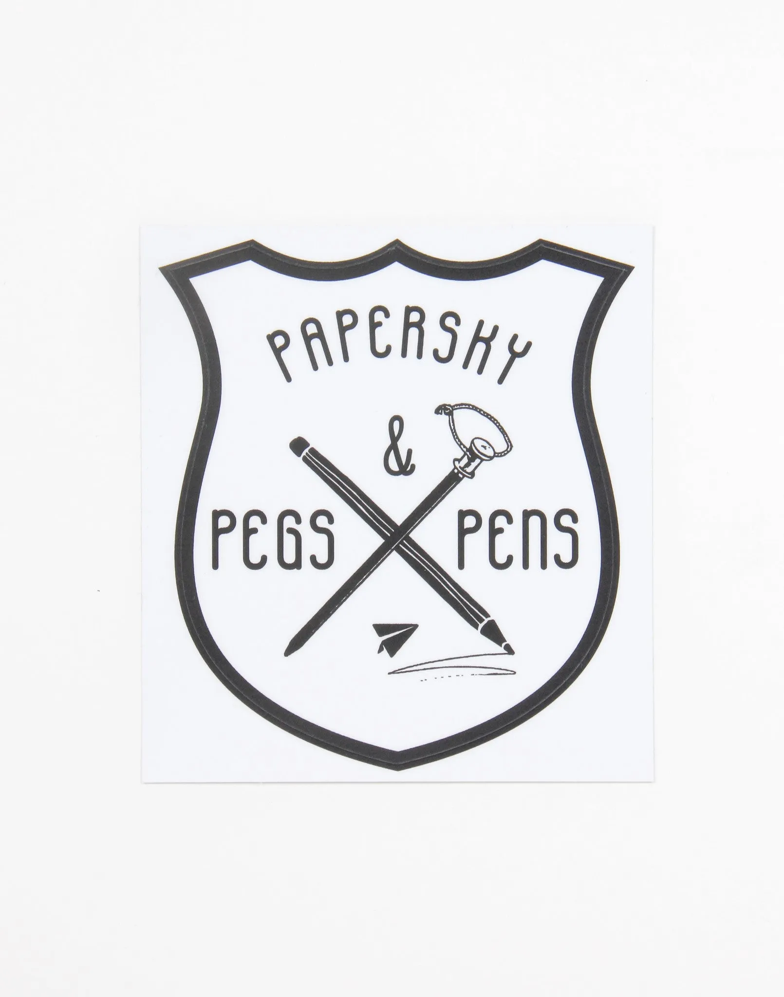  &   | Pegs & Pens Waterproof Sticker