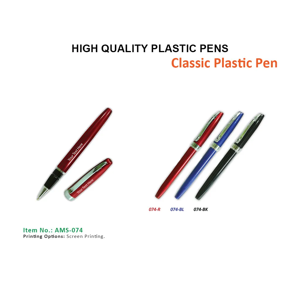 AMS-074 - Plastic pen
