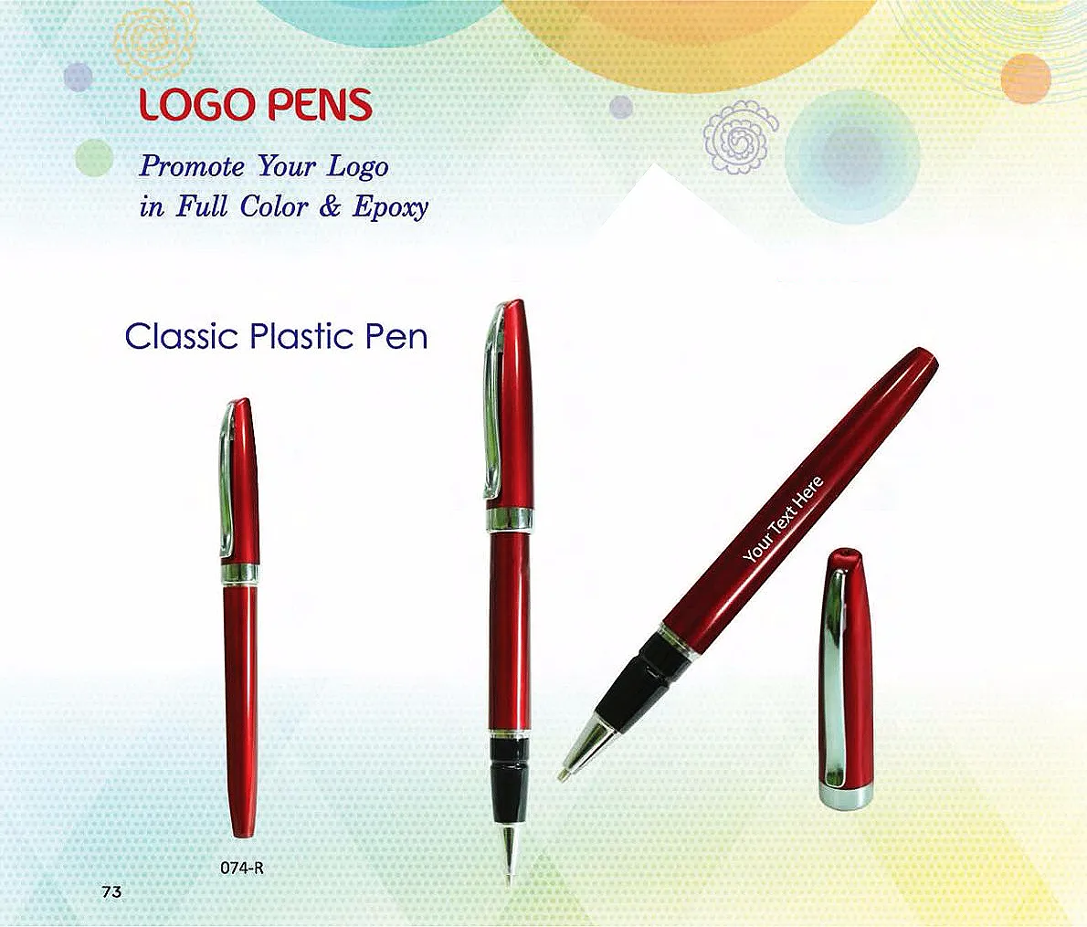 AMS-074 - Plastic pen