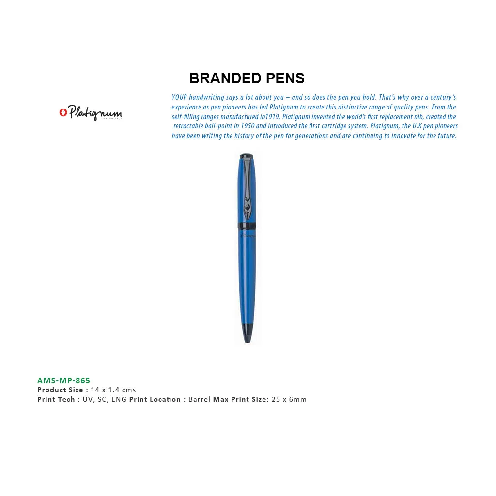 AMS- MP 865 -  Platignum Ball Pen