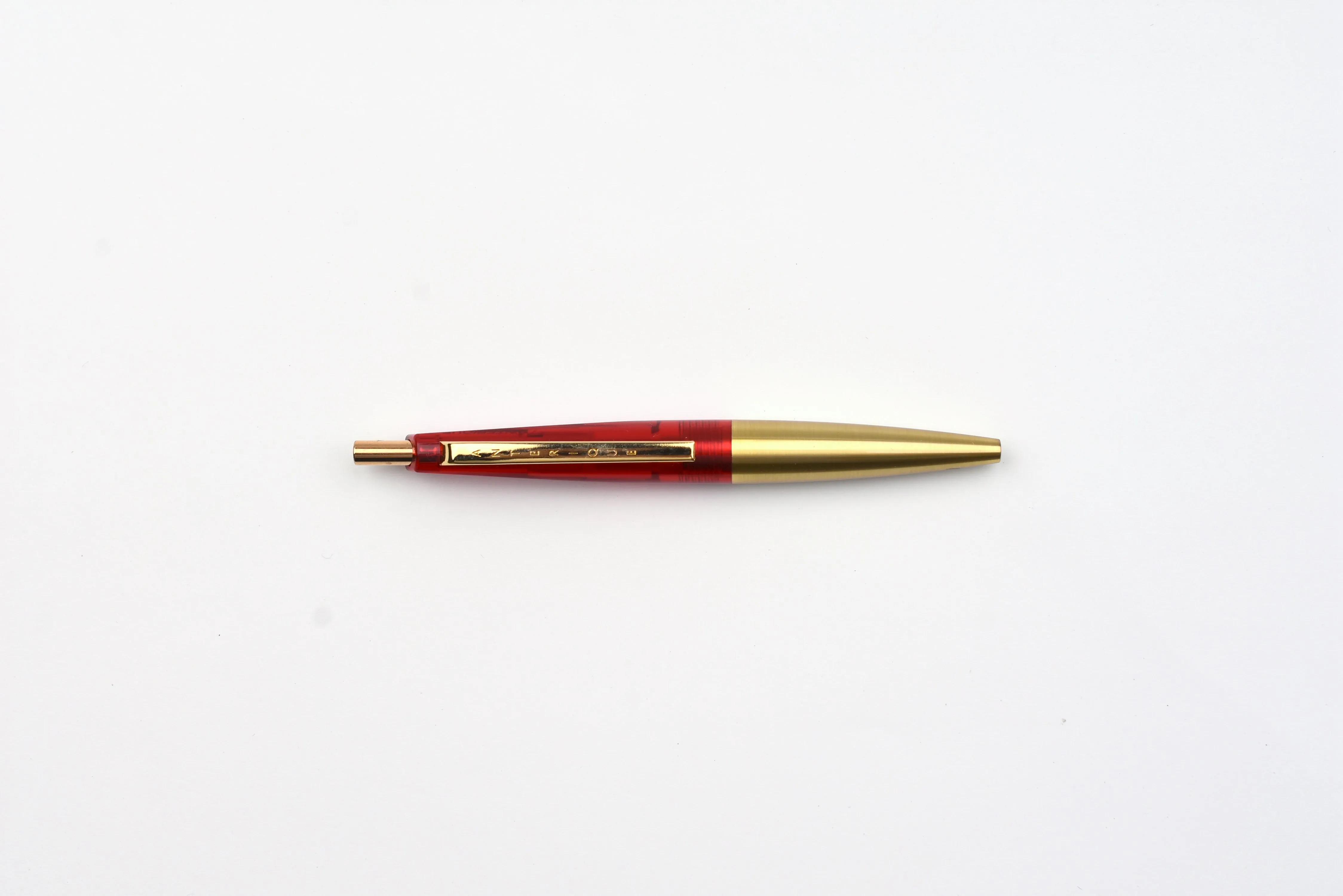 Anterique Stationers - Ultra-Low Viscosity Ballpoint Pen - Mini - 0.5mm - Brass Edition