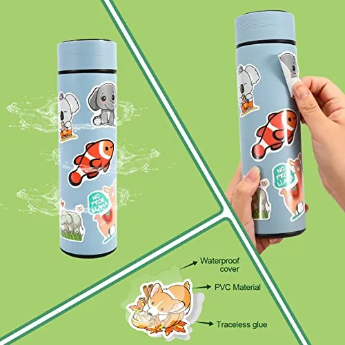 Arme 600 PCS Stickers Pack，Cute Colorful Waterproof Stickers，Vinyl Art Stickers.Stickers for Water Bottles,Skateboards and Notebooks, Laptop Stickers for Teens Girls Kids Adults