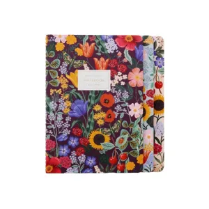 Assorted Blossom Notebooks (Set of 3)
