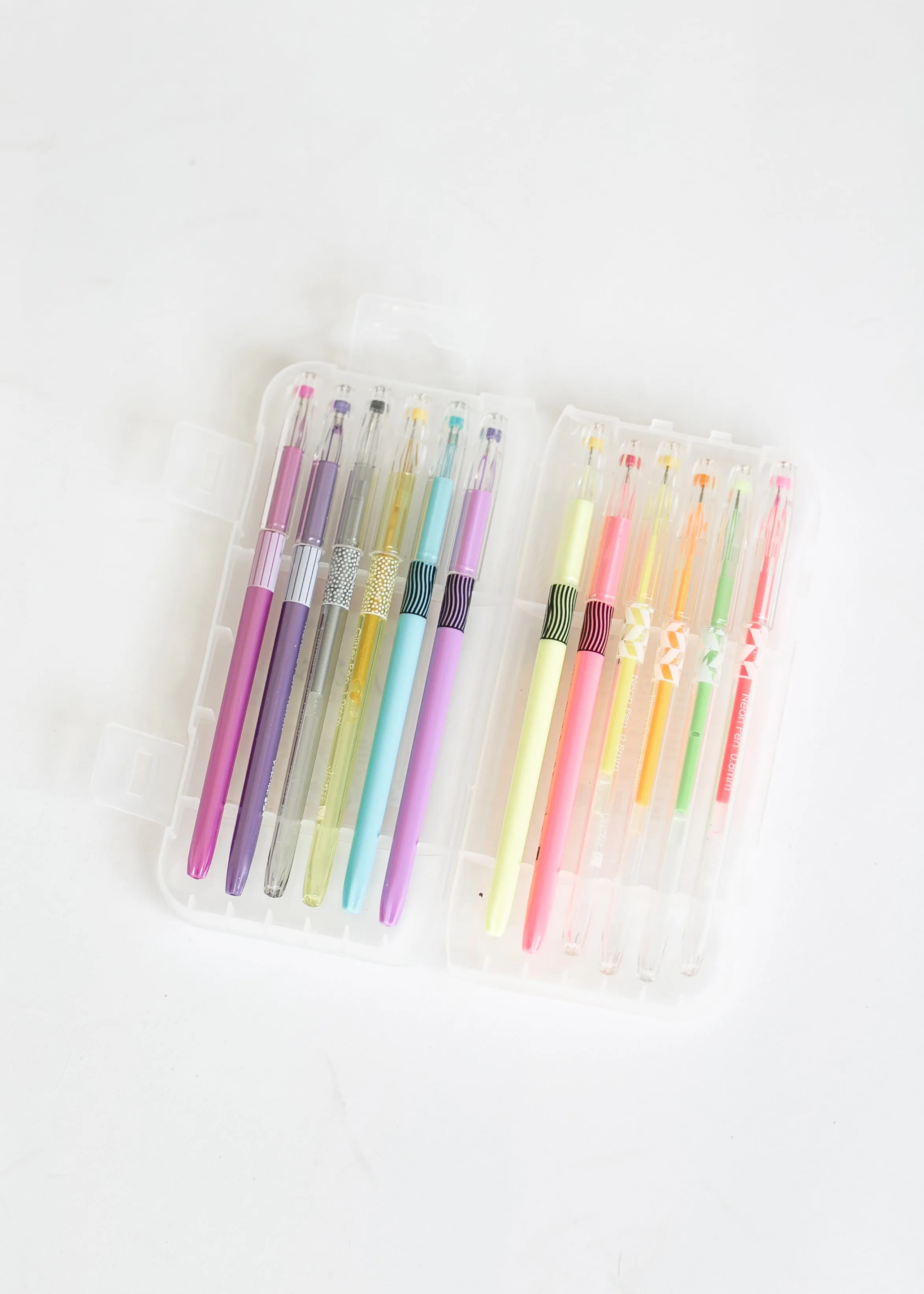 Assorted Gel Pen Set - 12 pc