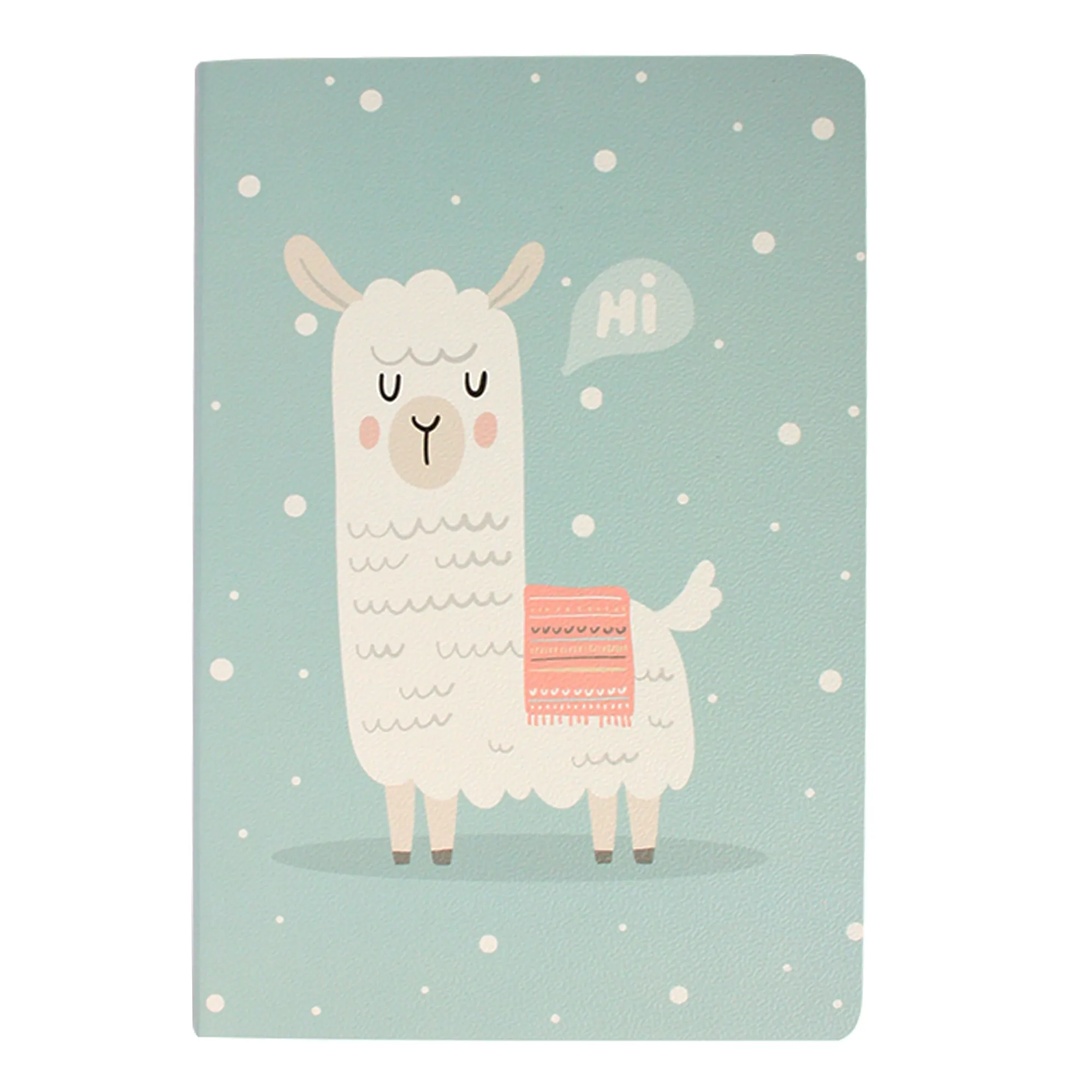B5 Llama Softcover Notebook - Set of 4