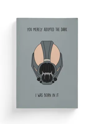 Bane Minimalistic Composition Notebook