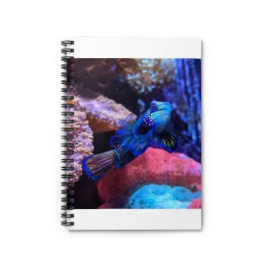 Blue Fish Spiral Notebook - Ruled Line