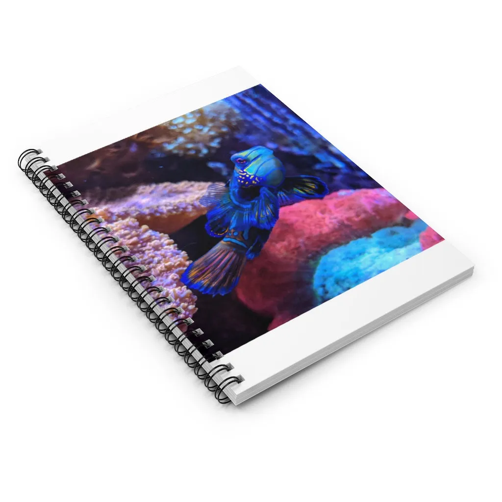 Blue Fish Spiral Notebook - Ruled Line