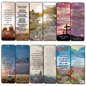 Bookmarks with Popular Inspirational Bible Verses - Handy Collection of Bible Verses For Women