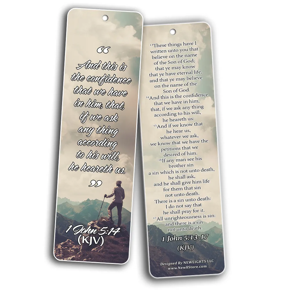 Bookmarks with Popular Inspirational Bible Verses - Handy Collection of Bible Verses For Women