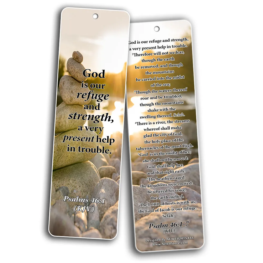 Bookmarks with Popular Inspirational Bible Verses - Handy Collection of Bible Verses For Women