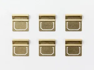Brass Index Clips
