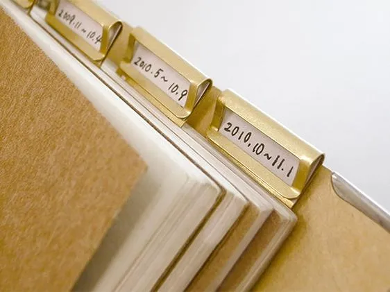 Brass Index Clips
