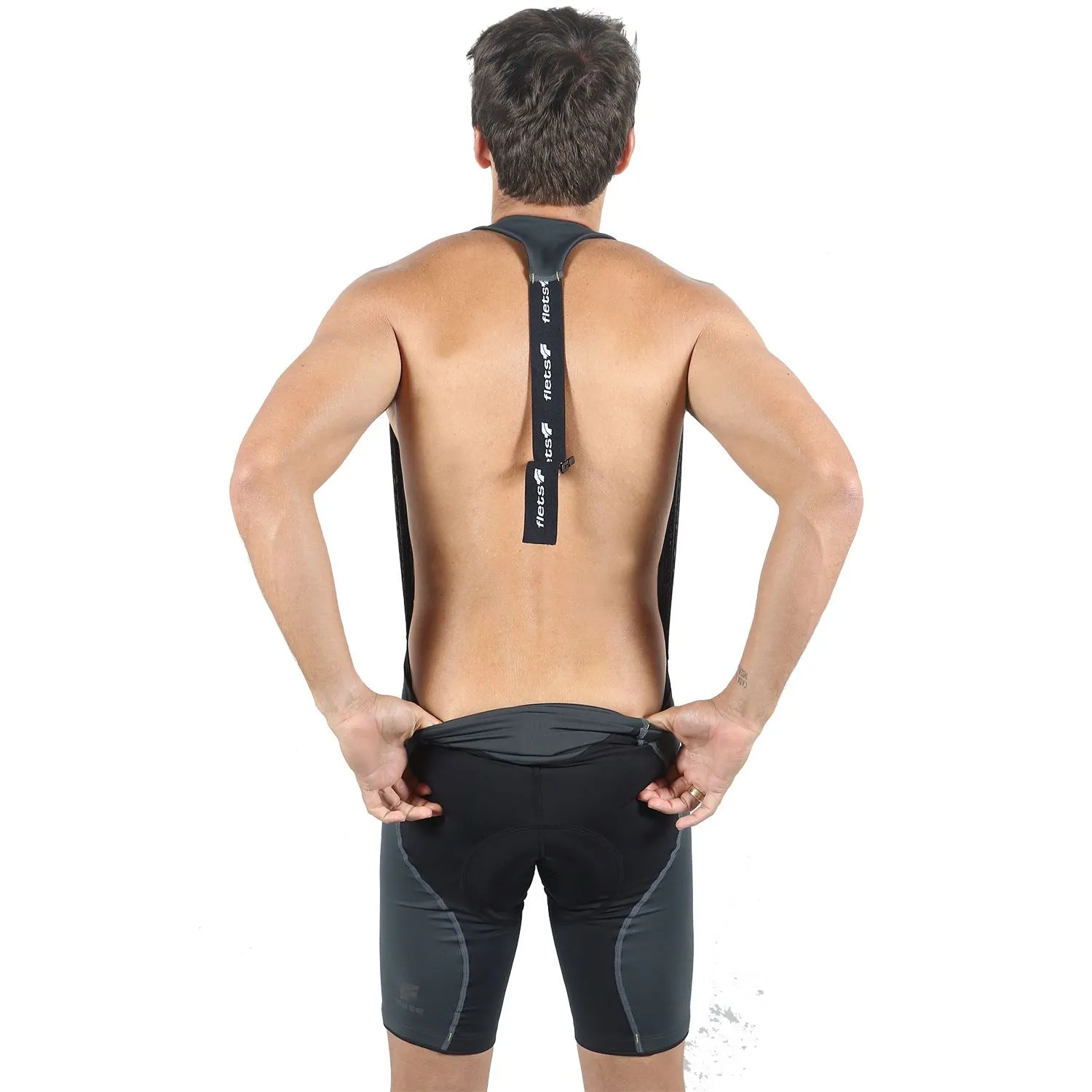 Bretelle Masc P&PEasy | Preto c/ Estanho