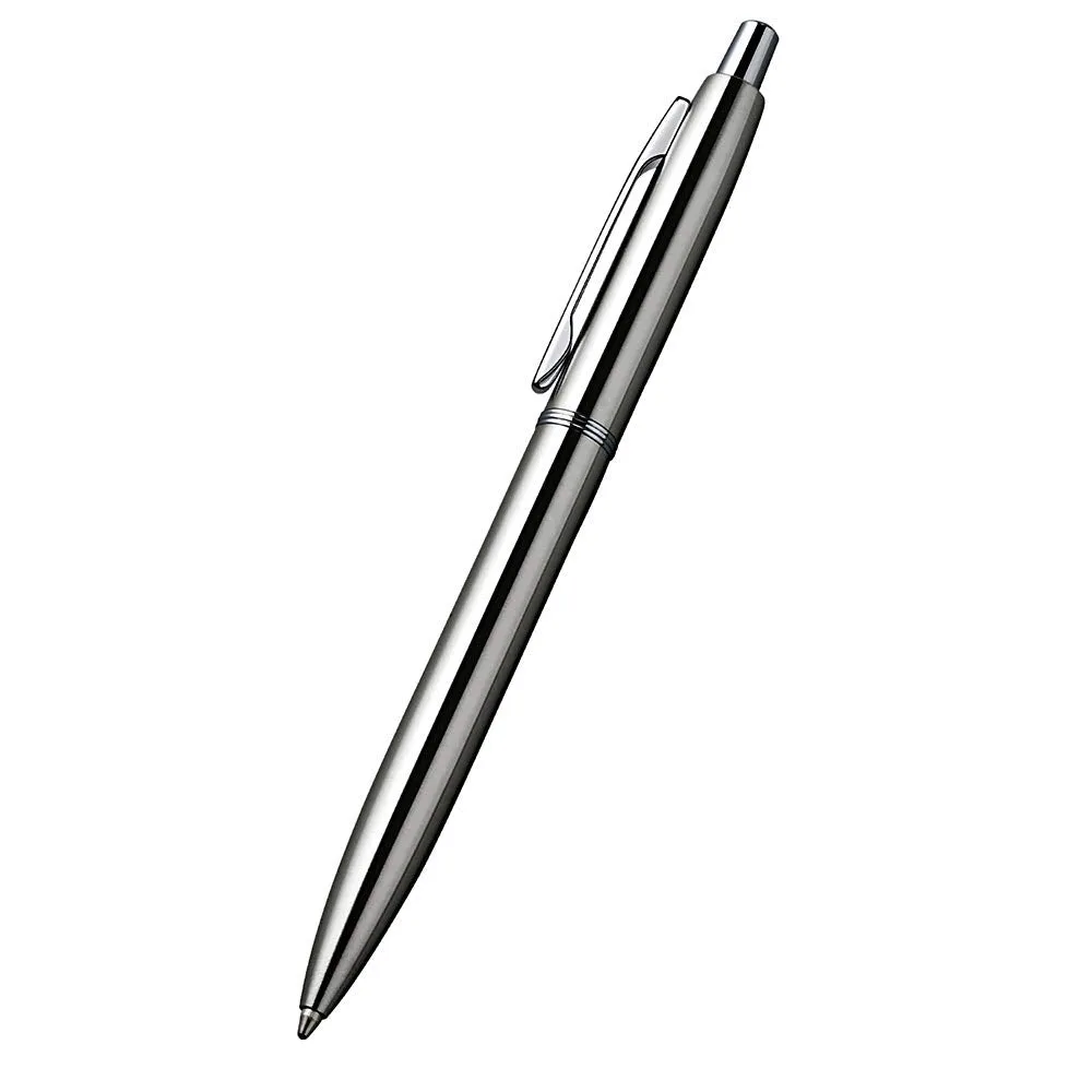 ChaoQ: 6 Pcs Retractable Metal Ballpoint Pens (1.0mm) Medium Point