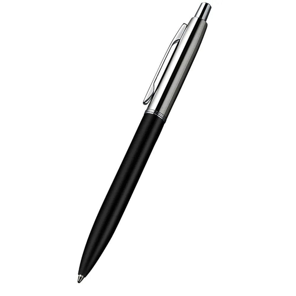 ChaoQ: 6 Pcs Retractable Metal Ballpoint Pens (1.0mm) Medium Point
