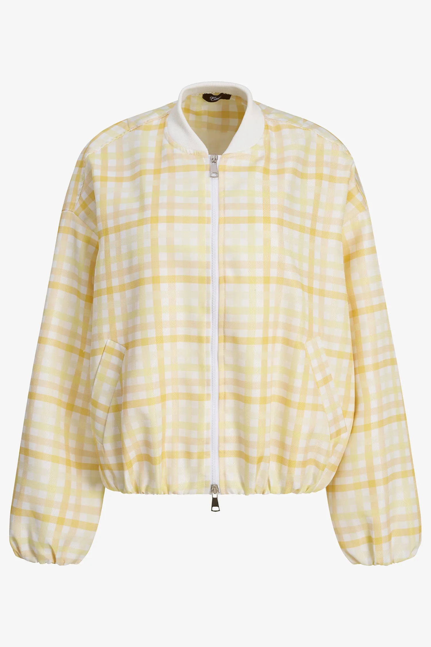 Checkered Bomber Jacket | Ema&Carla