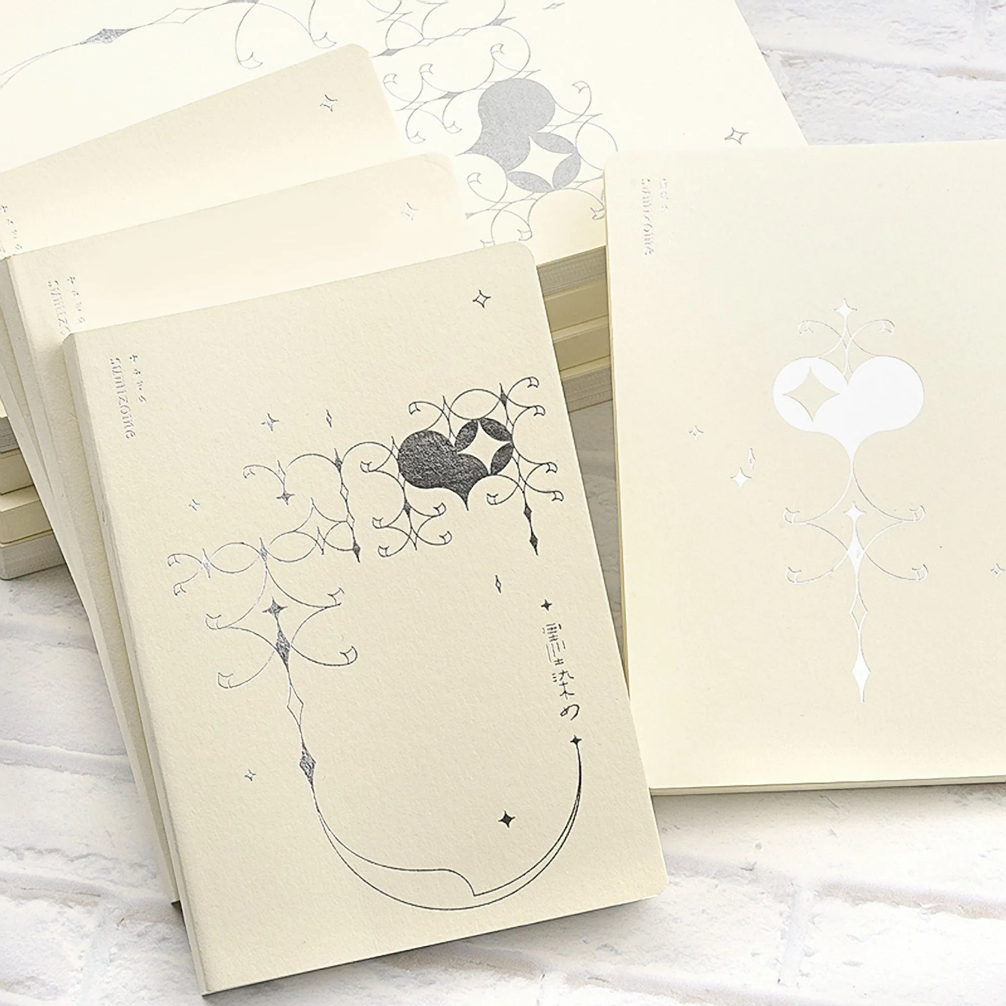 Chiba Stationery A5 Tomoe River Paper 5mm GRID 52gsm Planner Notebook Journal | 416 Pages